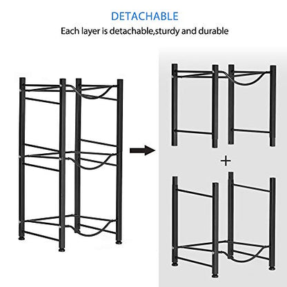 Nandae Water Cooler Jug Rack, 3-Tier Heavy Duty Water Bottle Storage Rack (Deutsche Ausgabe)