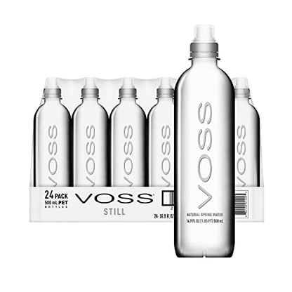 VOSS Premium Still Flaschenwasser 500ml (Paket von 24)