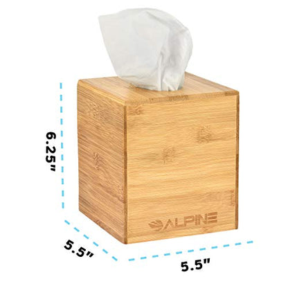 Alpine Industries Umweltfreundlich Bambus Square Tissue Box Abdeckung