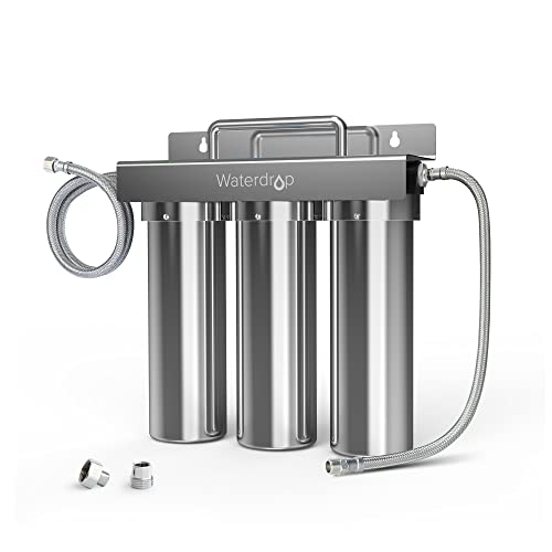 Wassertropfen TST-UF 0,01μm Ultrafiltration unter Sinkwasserfilter