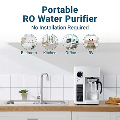 Bluevua RO100ROPOT Umkehrosmose-System Gegenstück Wasserfilter