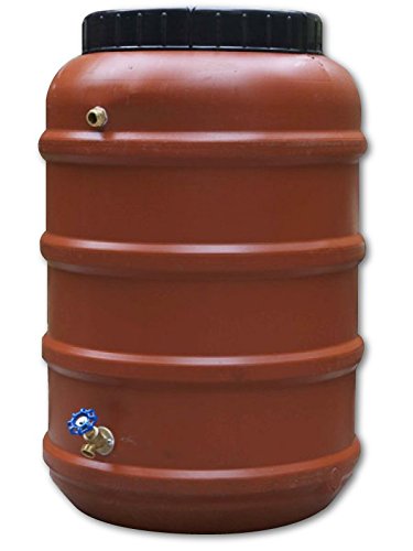 Regenfass, DIY Kit, hergestellt aus zuvor verwendeten Lebensmittelfass