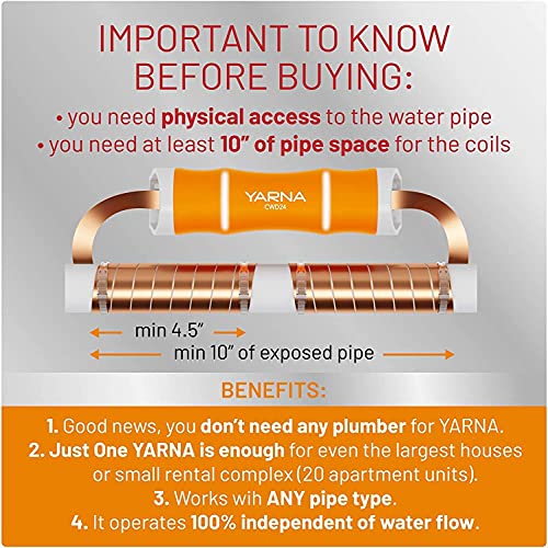 Yarna Capacitive Electronic Water Descaler System - Alternative Wasserenthärter