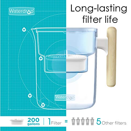 Waterdrop Chubby 10-Cup Wasserfilter-Pitcher mit 1 Filter