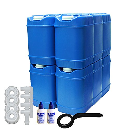 5-Gallonen-Wasserbehälter-Kit (60 Gallonen) - 12 Packung