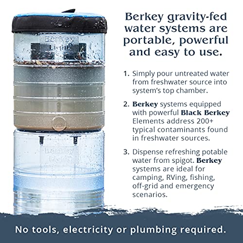 Berkey Authentic Black Berkey Elements - Berkey Wassersystem Ersatzfilter (Paket von 6)