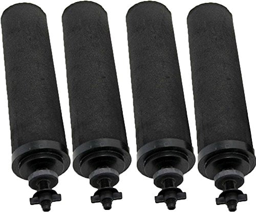 Berkey Authentic Black Berkey Purification Elements - Berkey Wasserreiniger Ersatzfilter (Paket von 4)