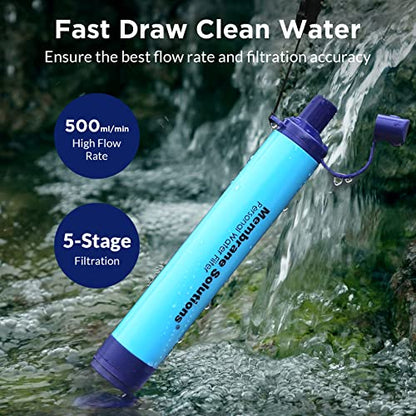 Membranlösungen Tragbarer Wasserfilter-Stroh