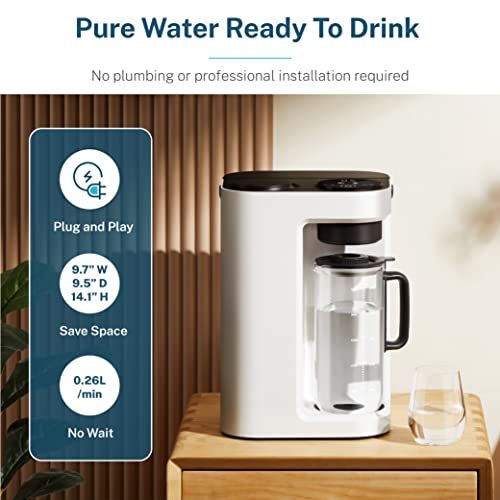 Bluevua RO100ROPOT-LITE Countertop Reverse Osmosis Wasserfiltersystem