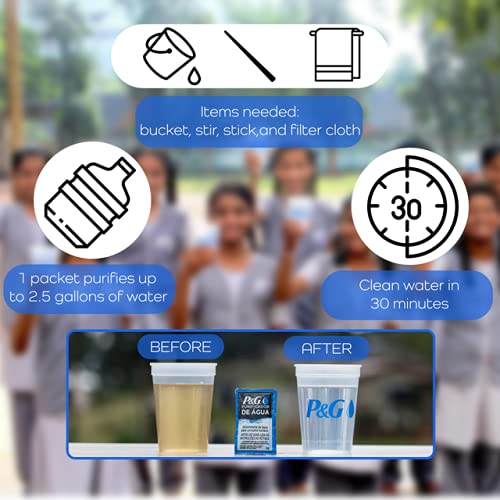 P & G Purifier von Wasser tragbaren Wasserreinigerpaketen
