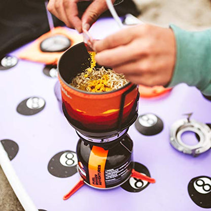 Jetboil MiniMo Camping und Backpacking Herd Kochsystem, Sunset Orange