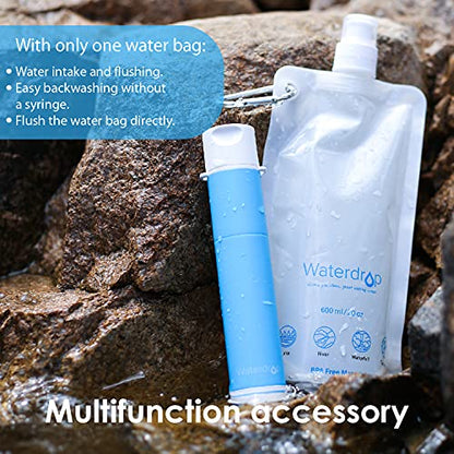 Wassertropfen-Schwerkraftfilter-Stroh - Portable Water Purifier