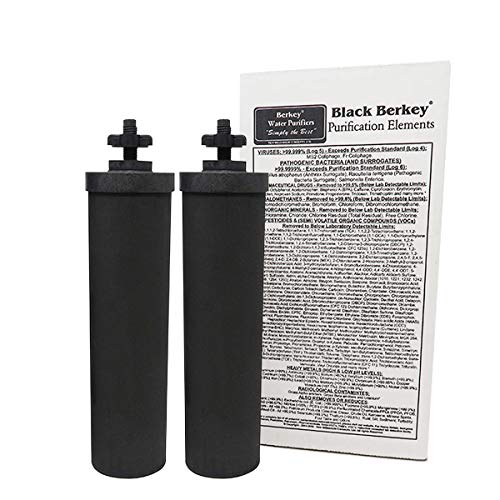 Berkey Authentic Black Berkey Elements - Berkey Wassersystem Ersatzfilter (Paket von 6)