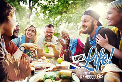 BAMBOODLERS Umweltfreundlich Einweg-Holzbesteck
