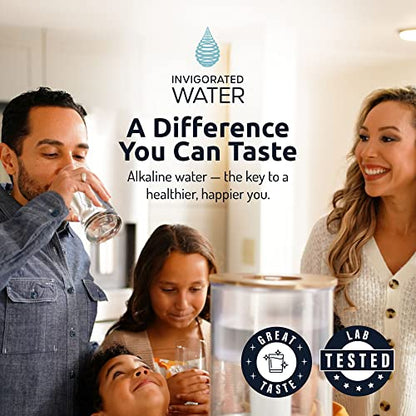 pH-Recharge Glas Alkalische Wasserfilter Dispenser | Countertop Wasserfiltersystem