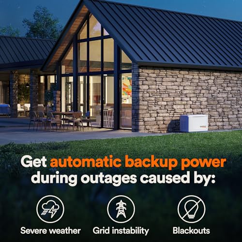 Generac 7228 18kW Air Cooled Guardian Series Home Standby Generator mit 200-Amp Transfer Switch