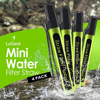 Logest 4 Packung Wasserfilter Straw