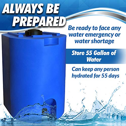 Wasservorbereitet Blau 55 Gallonen Wasserspeichertank