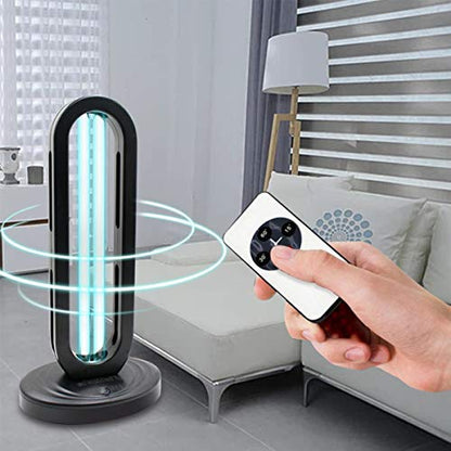 UV-Licht Sanitizer Deodorizer für Geruch Raum Lufterfrischer Desinfektion Leichte Germizide Lampe Ozon Sterilizer Lampe (Remote Control) 99,99% Sterilisationsrate 38W 110 V