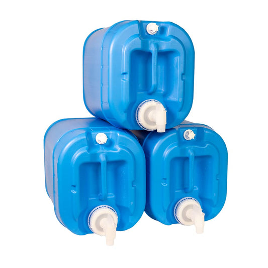 Valley Food Storage 5 Gallonen stapelbare Wasserbehälter (3-Pack)