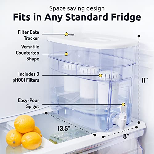 Belebtes Wasser Alkalische Wasserfilter Dispenser