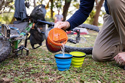 Jetboil MiniMo Camping und Backpacking Herd Kochsystem, Sunset Orange