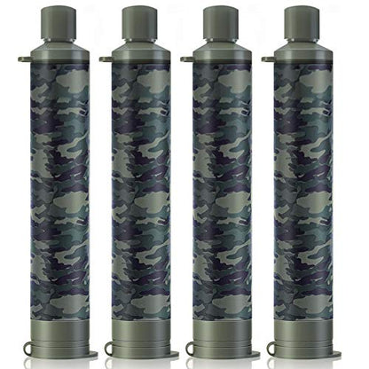 Membranlösungen Strohwasserfilter (Camo 4-Pack)