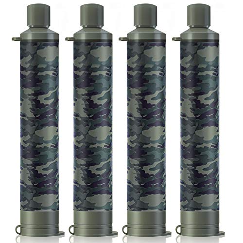 Membranlösungen Strohwasserfilter (Camo 4-Pack)