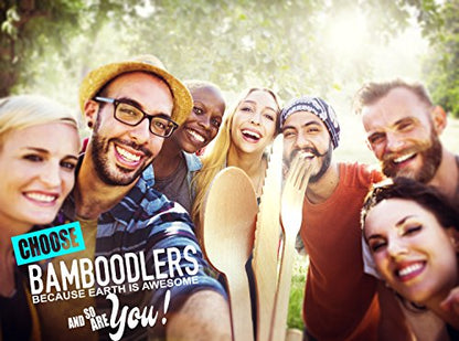 BAMBOODLERS Umweltfreundlich Einweg-Holzbesteck