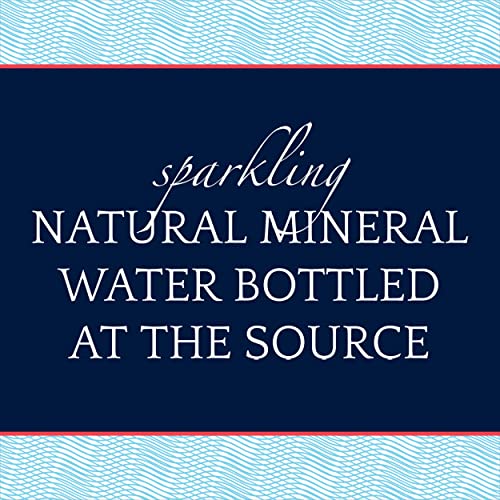 S.Pellegrino Sparkling Natural Mineral Water, 1 ml. Plastikflaschen (Paket von 12)