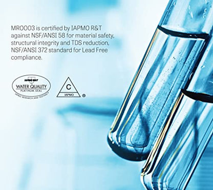 Umkehrosmose unter Sink Compact Tankless RO Wasserfiltersystem, Dual-Filter
