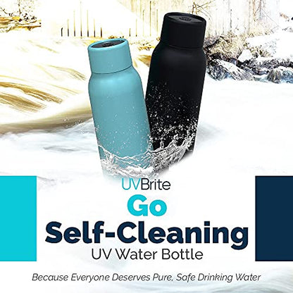 UVBrite Go Selbstreinigende UV-Wasserflasche - 527 g isolierter Edelstahl
