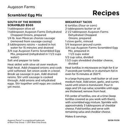 Augason Farms Scrambled Egg Mix 0,91 kg. 113 g.