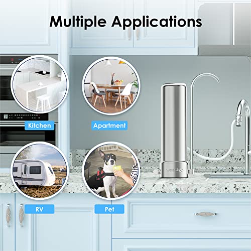 Waterdrop 5-Stufen-Edelstahl-Gegenstückfilter