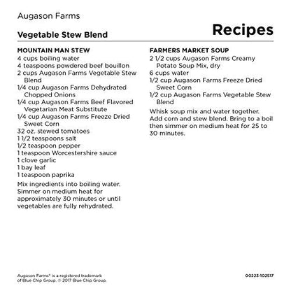 Augason Farms Gemüse Eintopf Mischung 0,91 kg 14 g