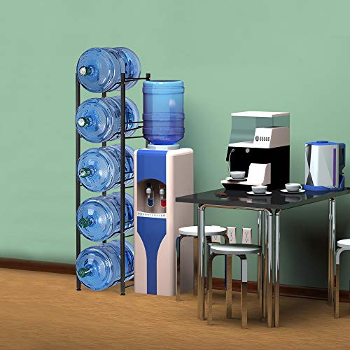 Nandae Water Cooler Jug Rack, 5-Tier Heavy Duty Water Bottle Holder (Deutsche Ausgabe)