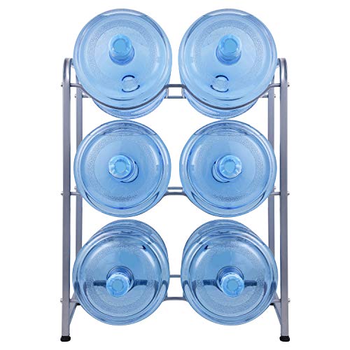 Ationgle 5 Gallonen Wasserkühler Jug Rack für 6 Flaschen