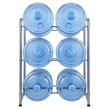 Ationgle 5 Gallonen Wasserkühler Jug Rack für 6 Flaschen