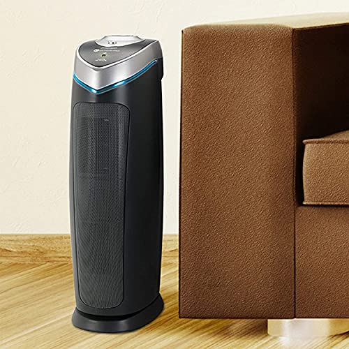 Germ Guardian True HEPA Filter Luftreiniger mit UV-Licht Sanitizer, beseitigt Keime, Filter Allergien, Pollen, Rauch, Staub Haustier Dander, Schimmelgeruch, Ruhiger 22 Zoll 4-in-1 Luftreiniger für zu Hause AC4825E