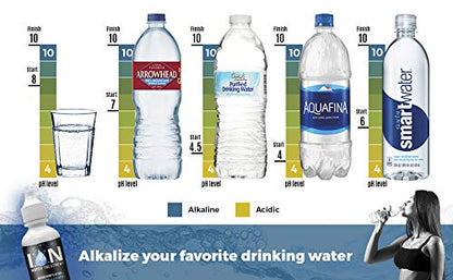 ION Alkalisches Wasser Tropfen pH-Booster | 7+ Jahre Wasserlagerung Behandlung & Reinigung Tropfen für das Trinken