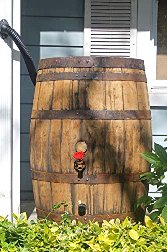 Whiskey / Bourbon Barrel Rain Barrel, 53 Gallonen, gebrauchte Lebensmittel Eichenfass