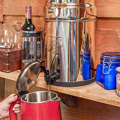 Imperial Berkey Schwerkraft-gefüttert Wasserfilter mit 2 Black Berkey Reinigungselemente
