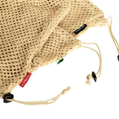 Mehrweg-Maschproduzieren-Taschen aus 100% Baumwolle - Mesh-Gemüse-Taschen - Umweltfreundlich, biologisch abbaubar & waschbar Mesh-Obst, Gemüse & produzieren-Taschen - Veggie-Taschen (3 klein, 3 mittel, 3 groß) (9)