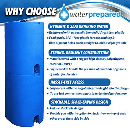 Wasservorbereitet Blau 55 Gallonen Wasserspeichertank