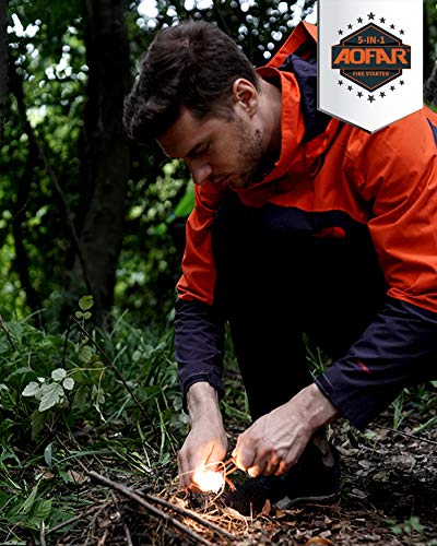 AOFAR Feuerstarter AF-381 Feuerstahl 5-in-1