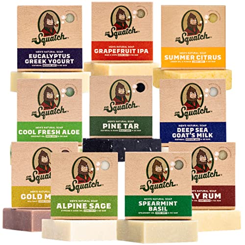 Dr. Squatch Herren-Bar-Seifen-Geschenk-Set (10 Bars)
