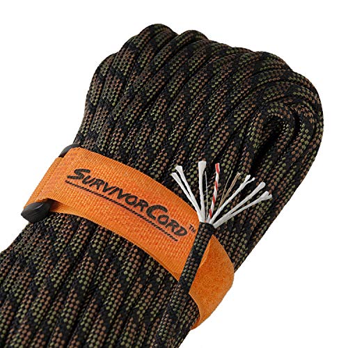 Titan Paracord 281,23 kg SurvivorCord | 100 FEET, DRAGONSCALE