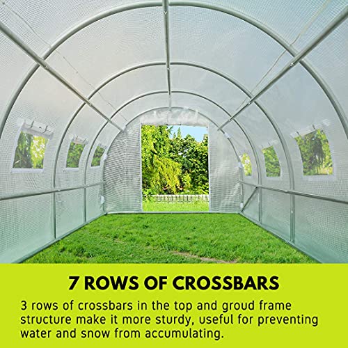Quictent Upgrade 20'x10'x7' Portable Greenhouse