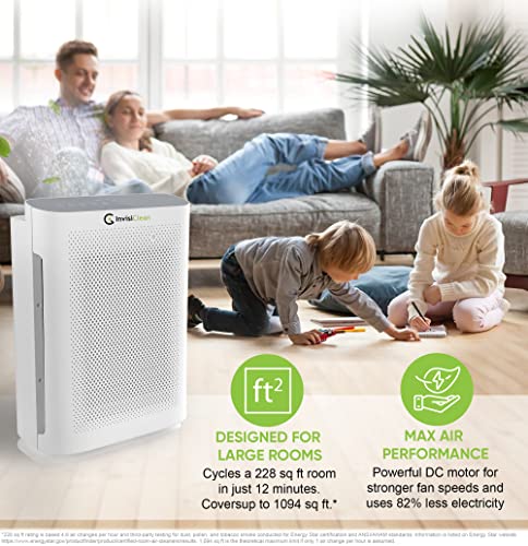 InvisiClean Aura II Luftreiniger für Hausallergien & Haustiere