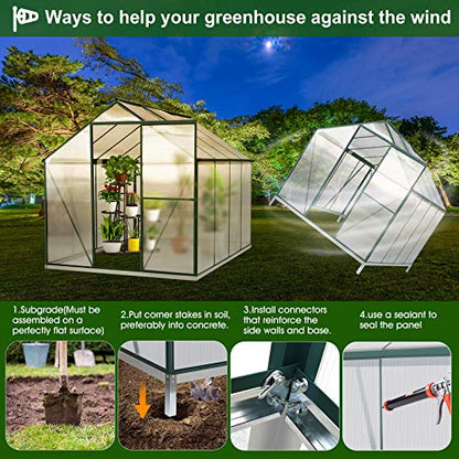 Juli Song Greenhouse, 6'x8'